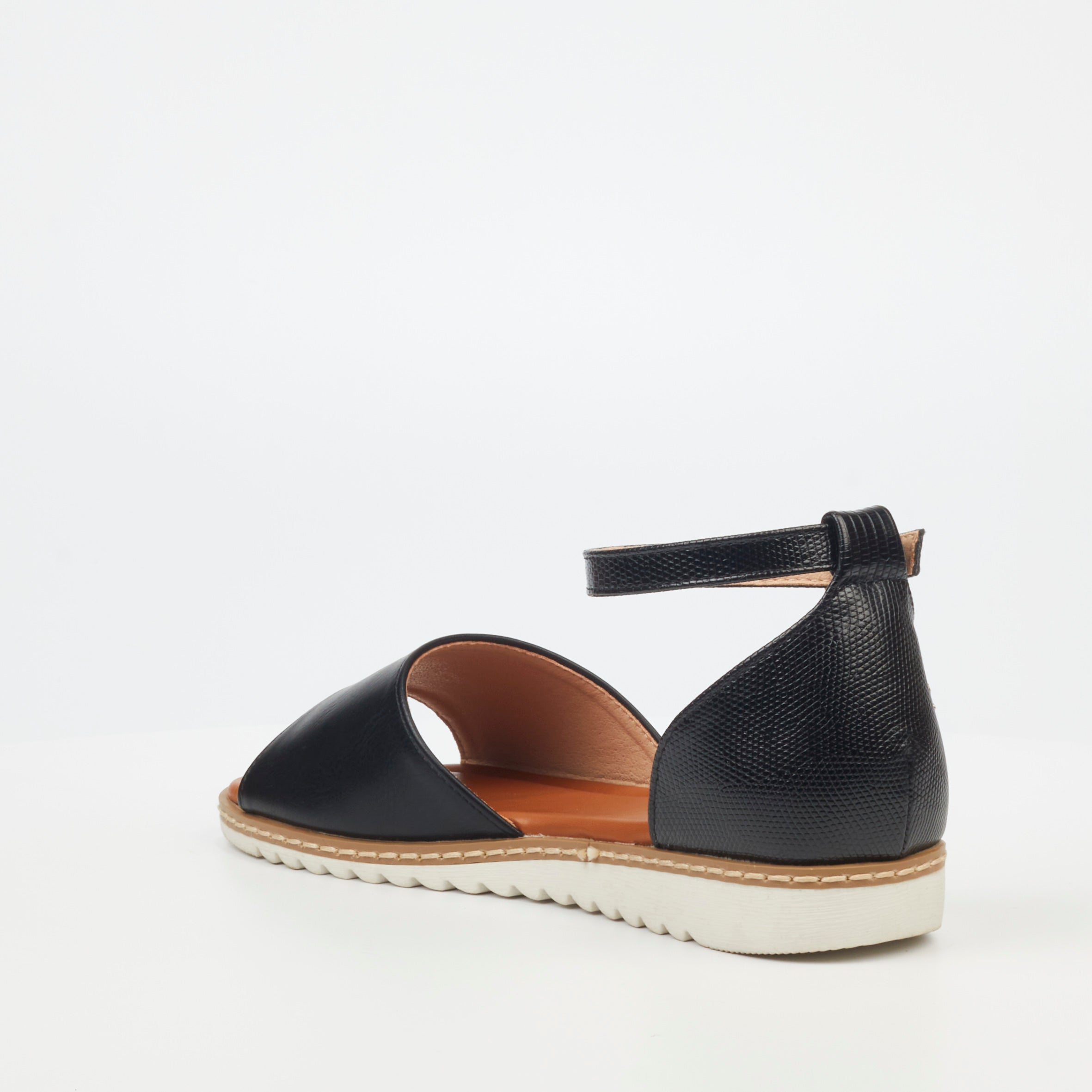 Butterfly Feet Walnut 2 Sandal - Black footwear Butterfly Feet