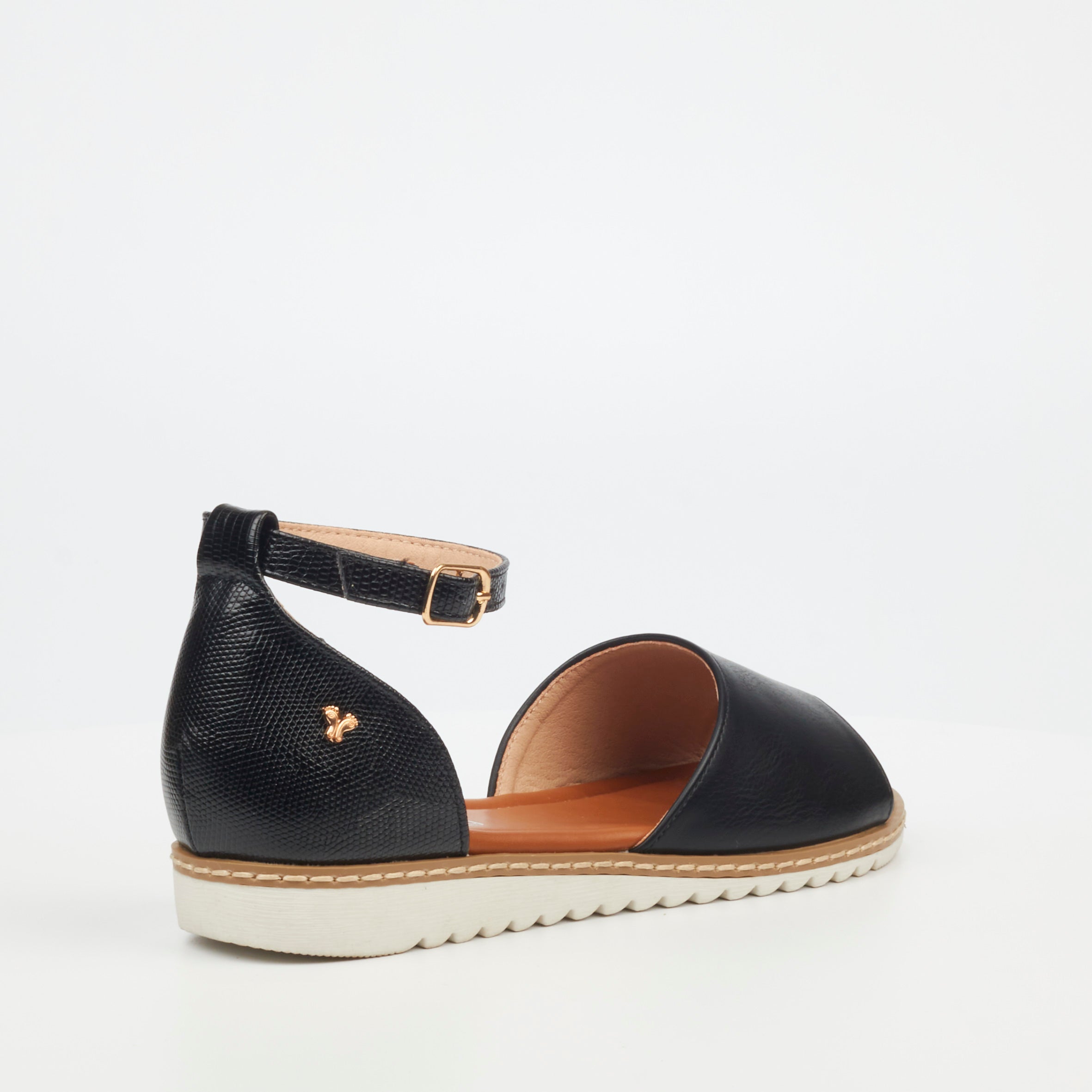 Butterfly Feet Walnut 2 Sandal - Black footwear Butterfly Feet