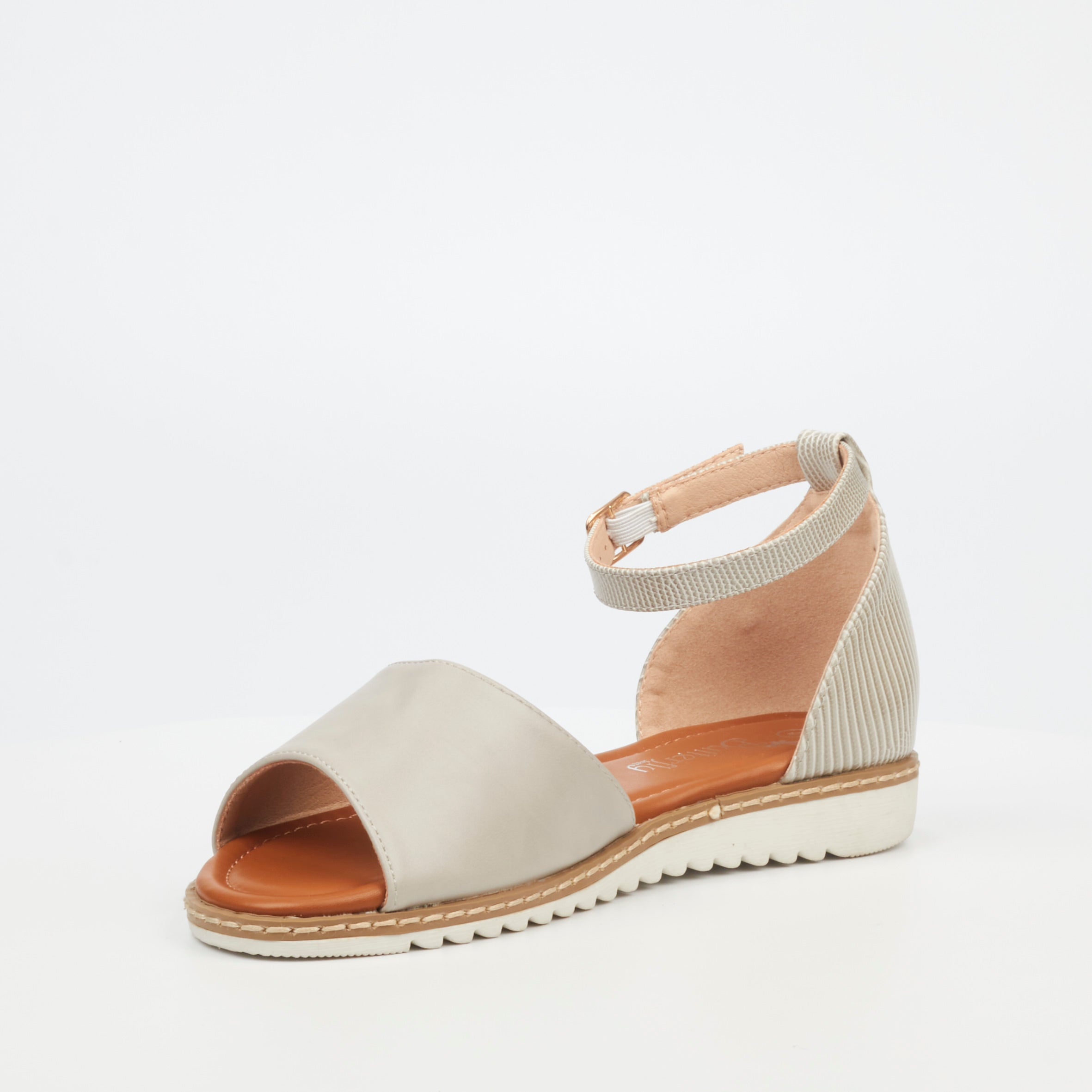 Butterfly Feet Walnut 2 Sandal - Grey footwear Butterfly Feet