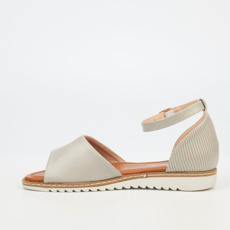 Butterfly Feet Walnut 2 Sandal - Grey footwear Butterfly Feet   