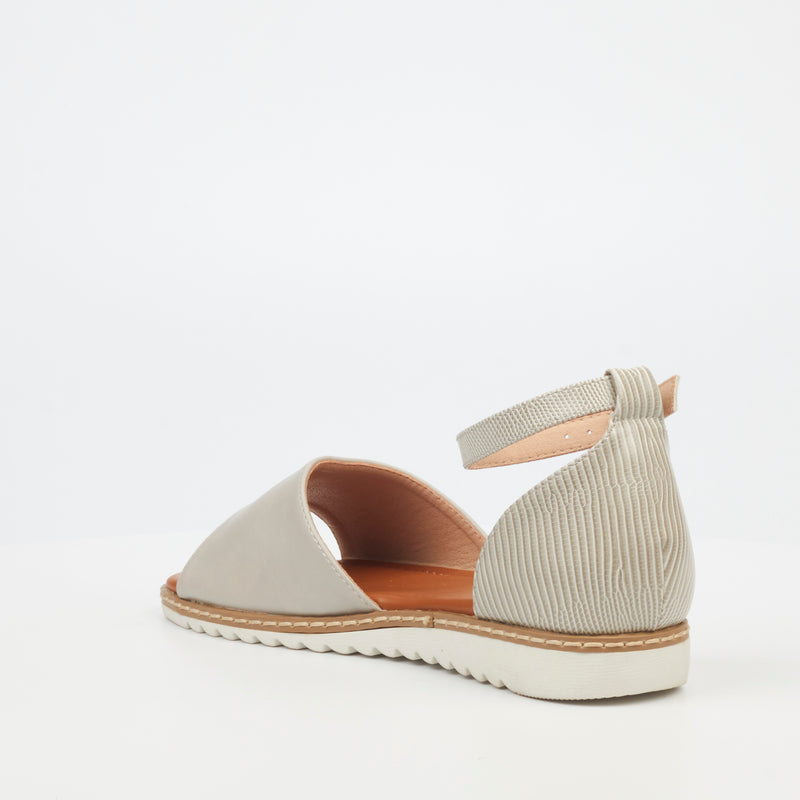 Butterfly Feet Walnut 2 Sandal - Grey footwear Butterfly Feet   