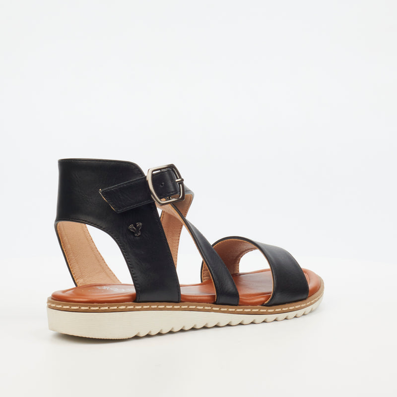 Butterfly Feet Walnut 4 Sandal - Black footwear Butterfly Feet   