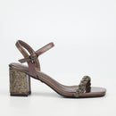 MIss Black Wendy 1 Heel - Pewter footwear Miss Black