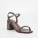 MIss Black Wendy 1 Heel - Pewter footwear Miss Black