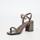 MIss Black Wendy 1 Heel - Pewter footwear Miss Black