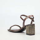 MIss Black Wendy 1 Heel - Pewter footwear Miss Black