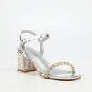 Miss Black Wendy 1 Heel - Silver footwear Miss Black