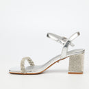 Miss Black Wendy 1 Heel - Silver footwear Miss Black