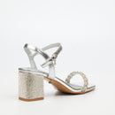 Miss Black Wendy 1 Heel - Silver footwear Miss Black