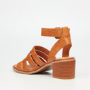 Butterfly Feet Wexley 1 Heel - Tan footwear Butterfly Feet