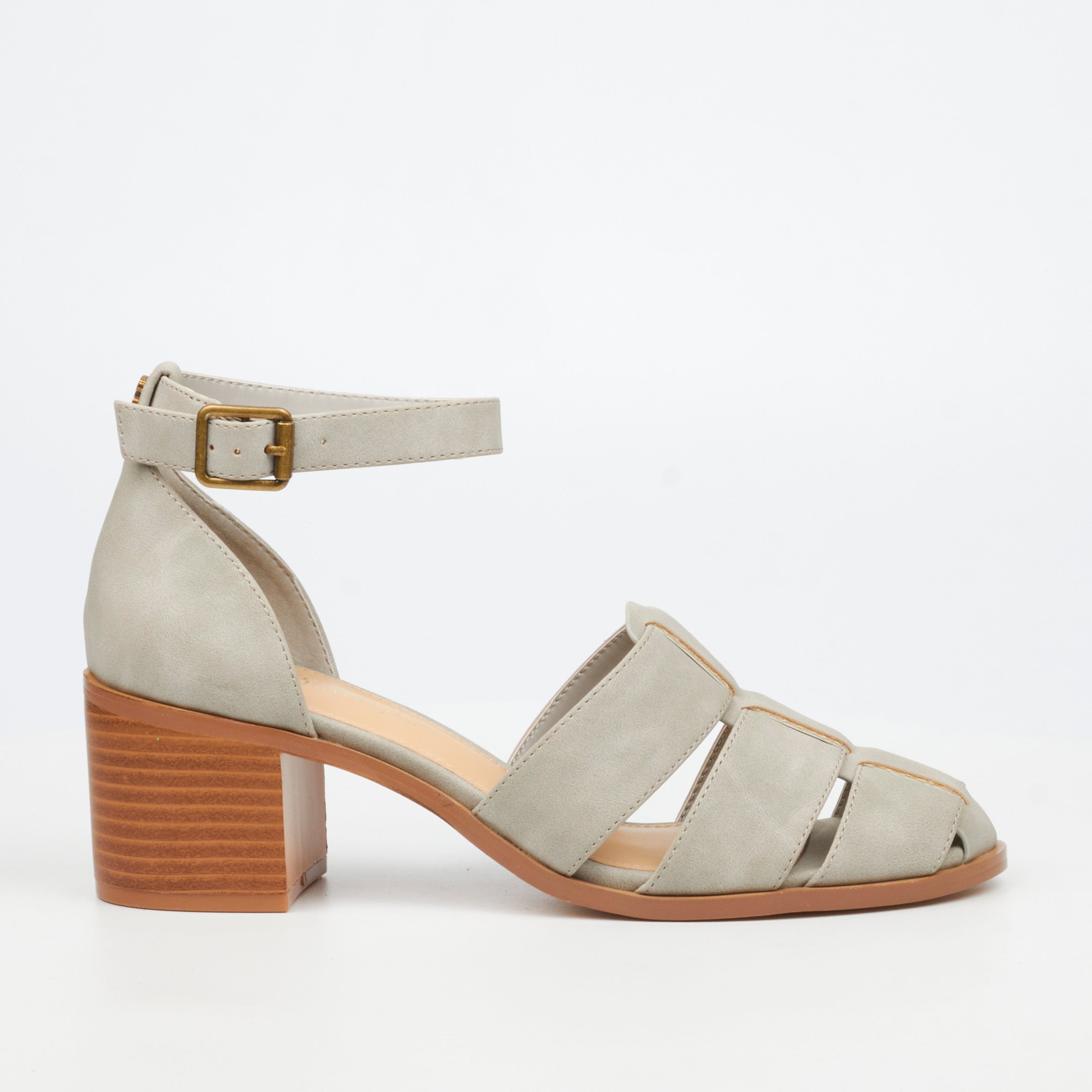 Butterfly Feet Wexley 2 Heel - Grey footwear Butterfly Feet