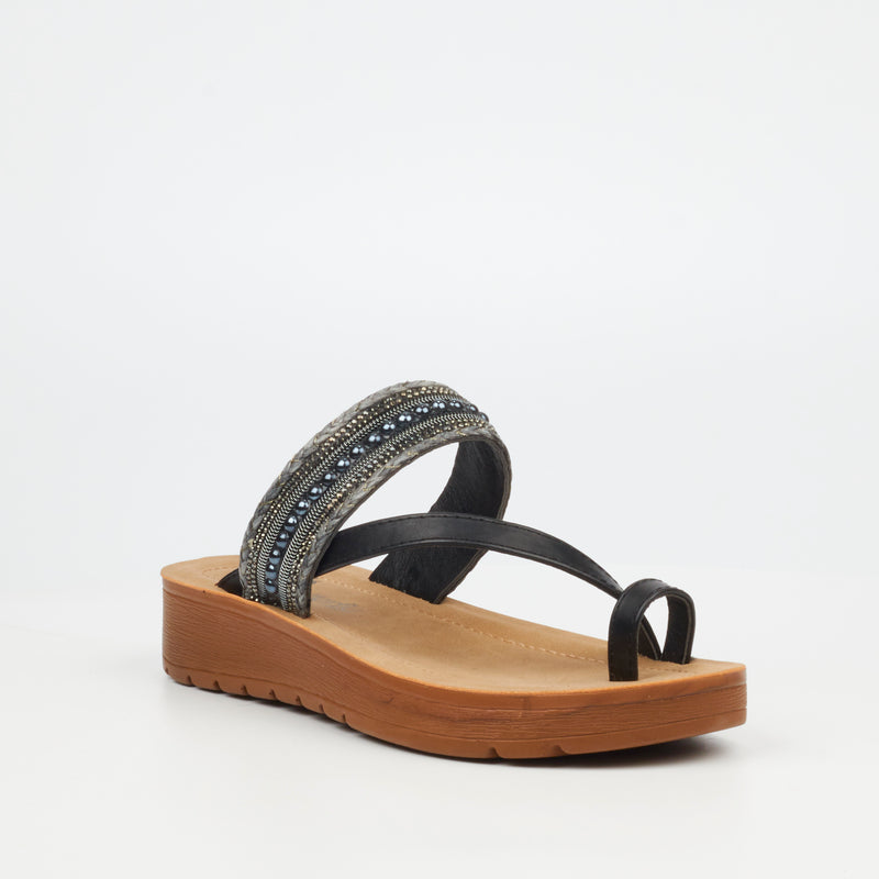 Butterfly Feet Xara 5 Sandal - Black
