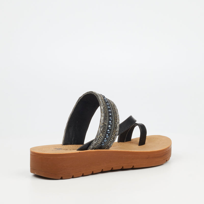 Butterfly Feet Xara 5 Sandal - Black