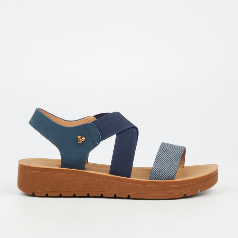 Butterfly Feet Xara 6 Sandal - Navy