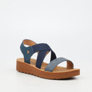 Butterfly Feet Xara 6 Sandal - Navy footwear Butterfly Feet
