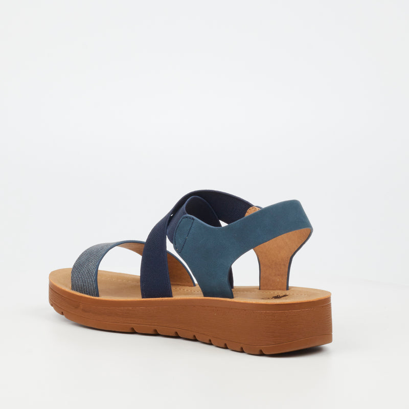 Butterfly Feet Xara 6 Sandal - Navy