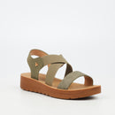 Butterfly Feet Xara 6 Sandal - Olive footwear Butterfly Feet