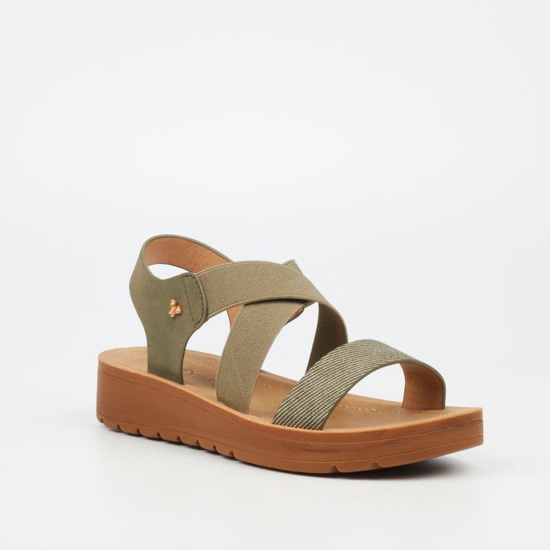 Butterfly Feet Xara 6 Sandal - Olive