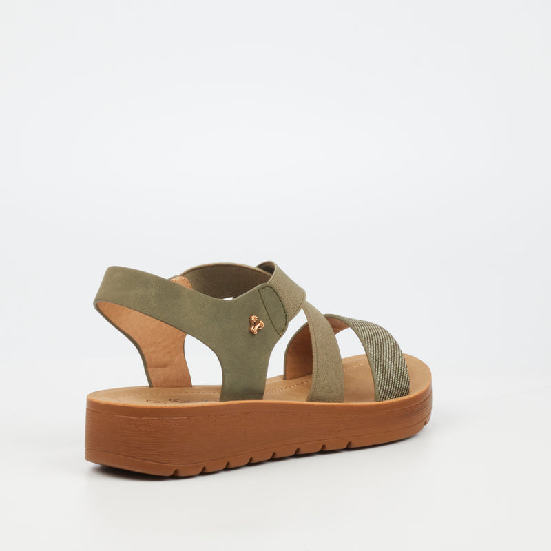 Butterfly Feet Xara 6 Sandal - Olive