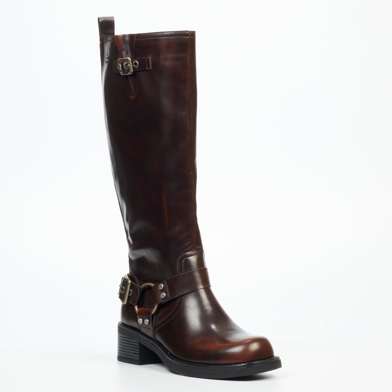 Rock & Co Yama 2 High Boot - Chocolate footwear Rocknco