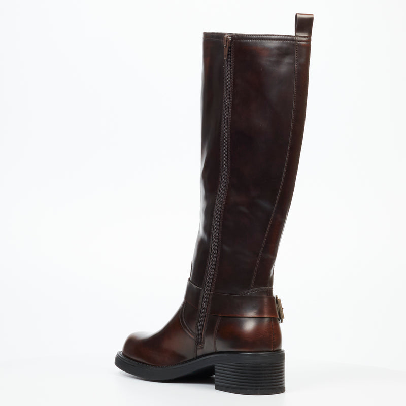 Rock & Co Yama 2 High Boot - Chocolate footwear Rocknco