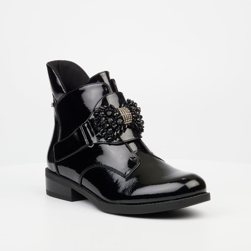 MIss Black Zadar 1 Ankle Boot - Black footwear Miss Black   
