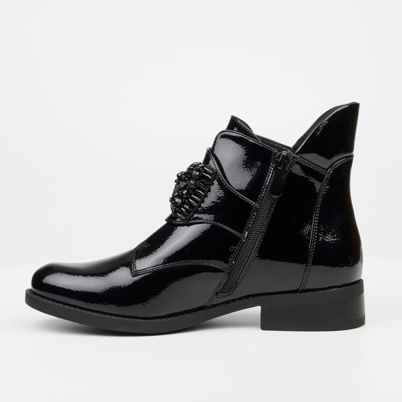 MIss Black Zadar 1 Ankle Boot - Black footwear Miss Black   