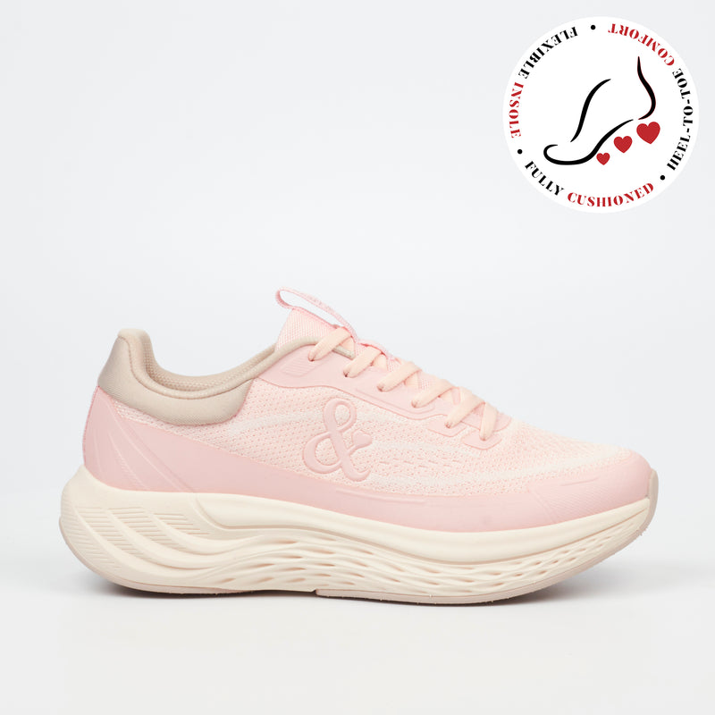 Heart & Sole Zadie 1 Sneaker - Pink footwear Heart & Sole