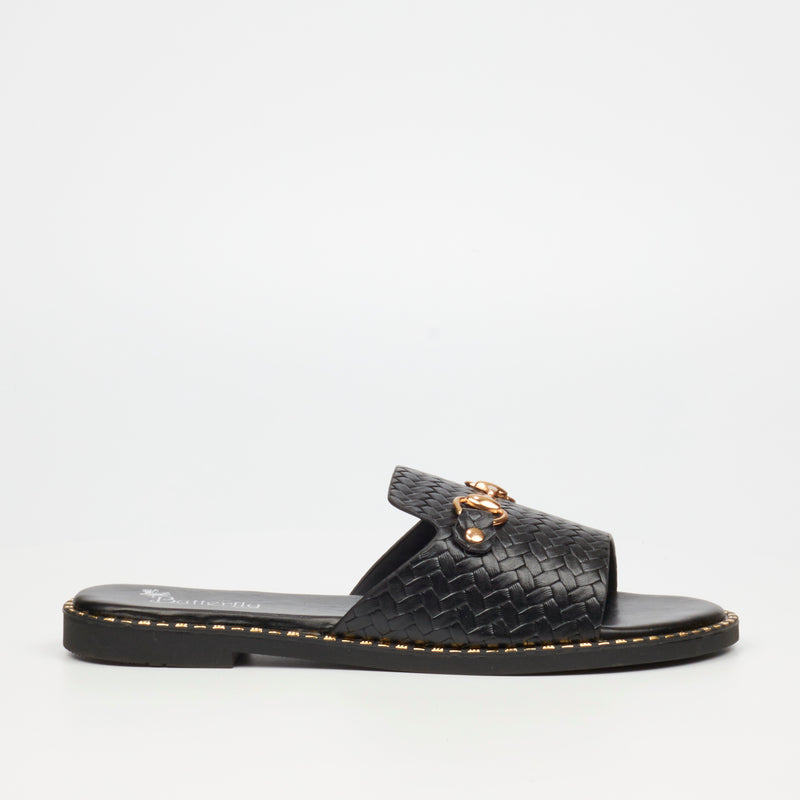 Butterfly Feet Zaldi 2 Sandal - Black footwear Butterfly Feet   