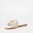 Miss Black Zenia 2 Sandal - White