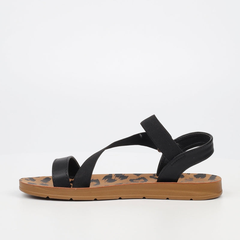 Butterfly Feet Zina 17 Sandal - Black footwear Butterfly Feet   