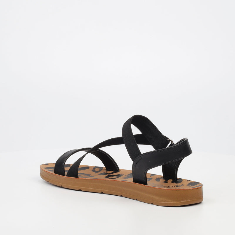 Butterfly Feet Zina 17 Sandal - Black footwear Butterfly Feet   