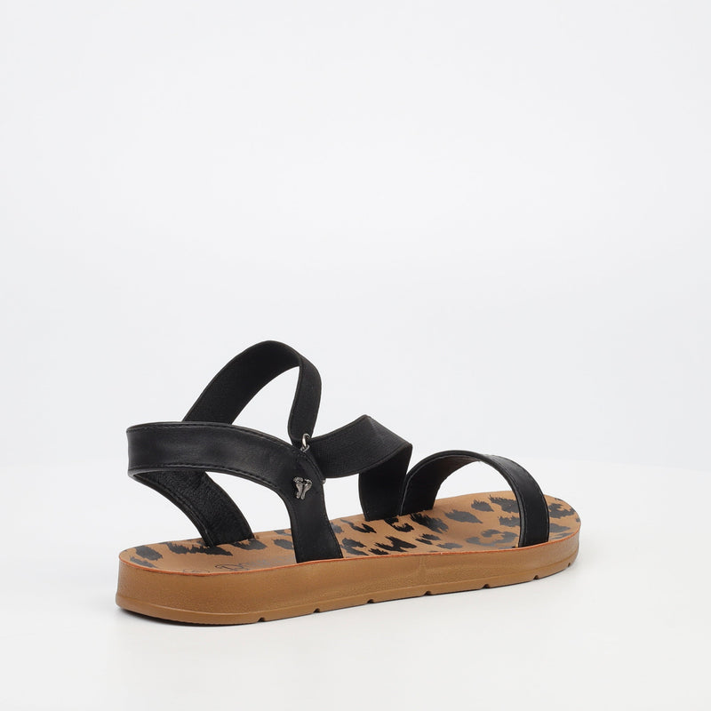 Butterfly Feet Zina 17 Sandal - Black footwear Butterfly Feet   