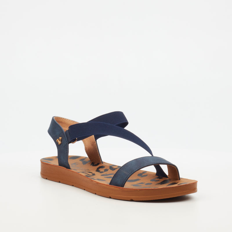 Butterfly Feet Zina 17 Sandal - Navy footwear Butterfly Feet   