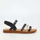 Butterfly Feet Zina 22 Sandal - Black footwear Butterfly Feet