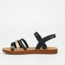 Butterfly Feet Zina 22 Sandal - Black footwear Butterfly Feet