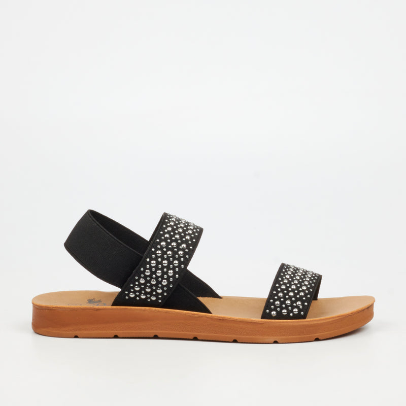 Butterfly Feet Zina 23 Sandal - Black footwear Butterfly Feet