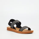 Butterfly Feet Zina 23 Sandal - Black footwear Butterfly Feet