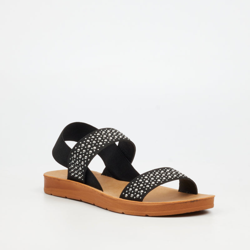 Butterfly Feet Zina 23 Sandal - Black footwear Butterfly Feet