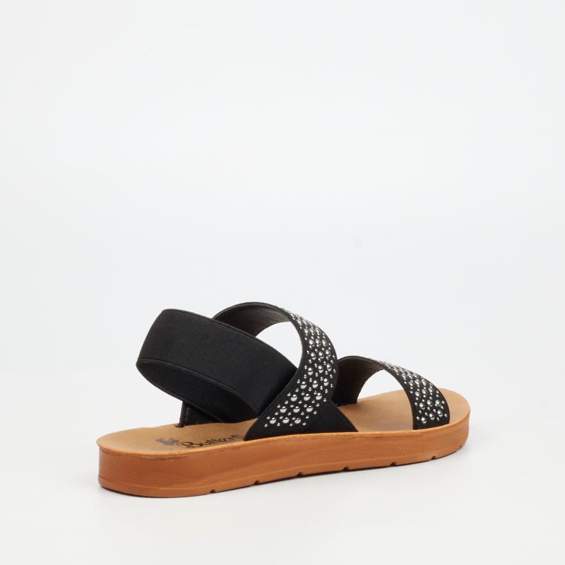 Butterfly Feet Zina 23 Sandal - Black footwear Butterfly Feet