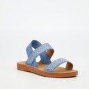 Butterfly Feet Zina 23 Sandal - Blue footwear Butterfly Feet