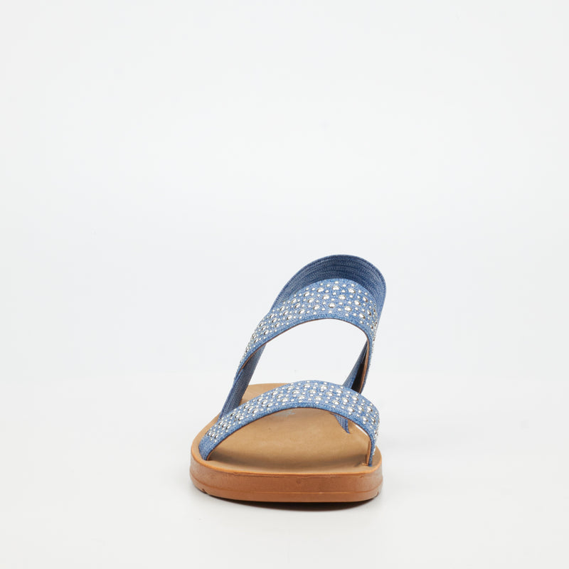 Butterfly Feet Zina 23 Sandal - Blue footwear Butterfly Feet