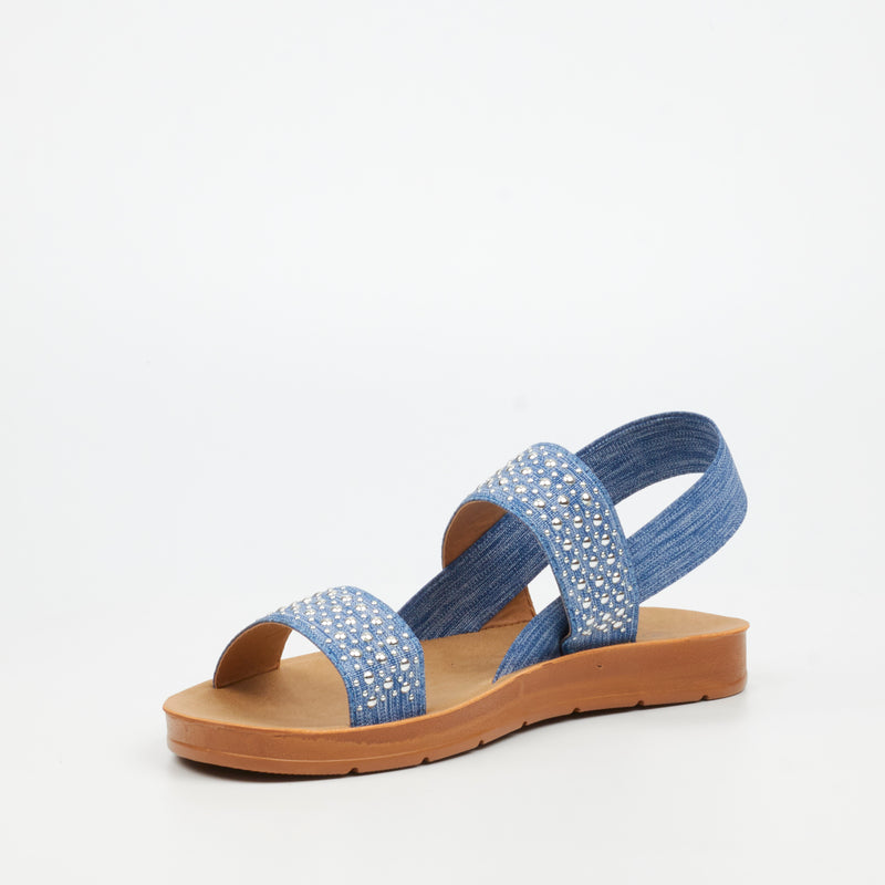Butterfly Feet Zina 23 Sandal - Blue footwear Butterfly Feet
