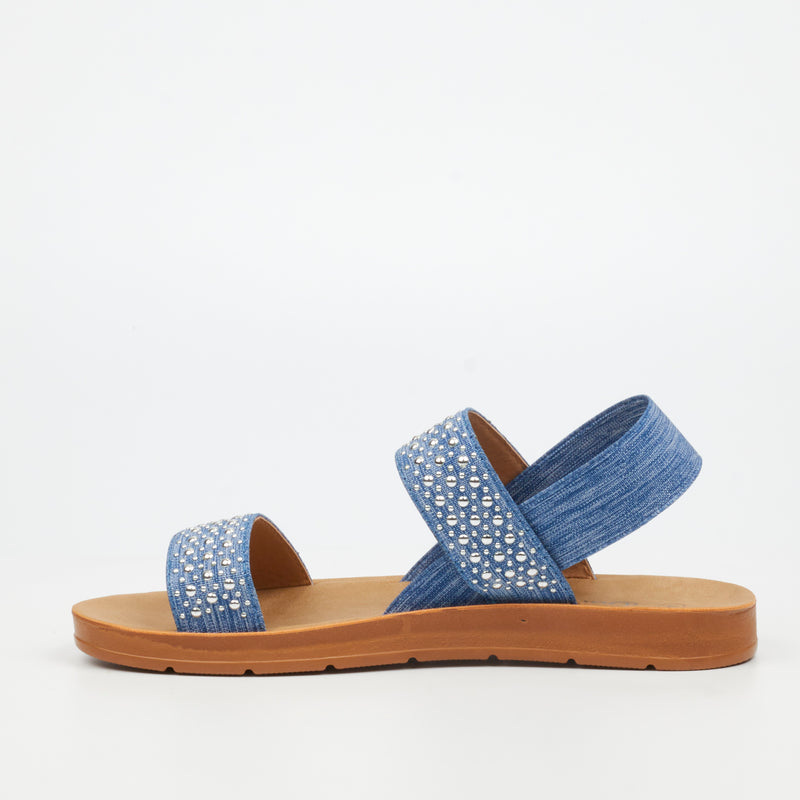 Butterfly Feet Zina 23 Sandal - Blue footwear Butterfly Feet