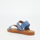 Butterfly Feet Zina 23 Sandal - Blue footwear Butterfly Feet