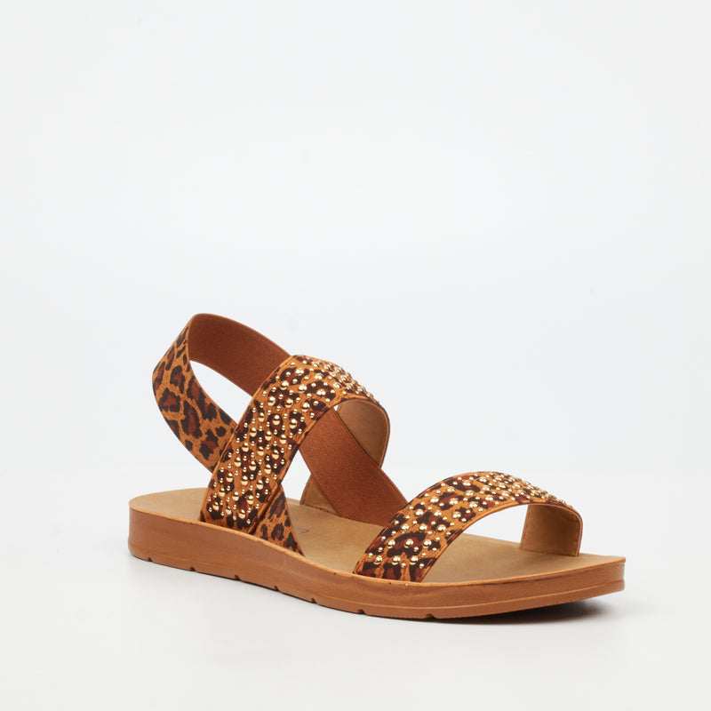 Butterfly Feet Zina 23 Sandal - Leopard footwear Butterfly Feet