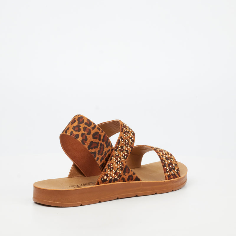 Butterfly Feet Zina 23 Sandal - Leopard footwear Butterfly Feet