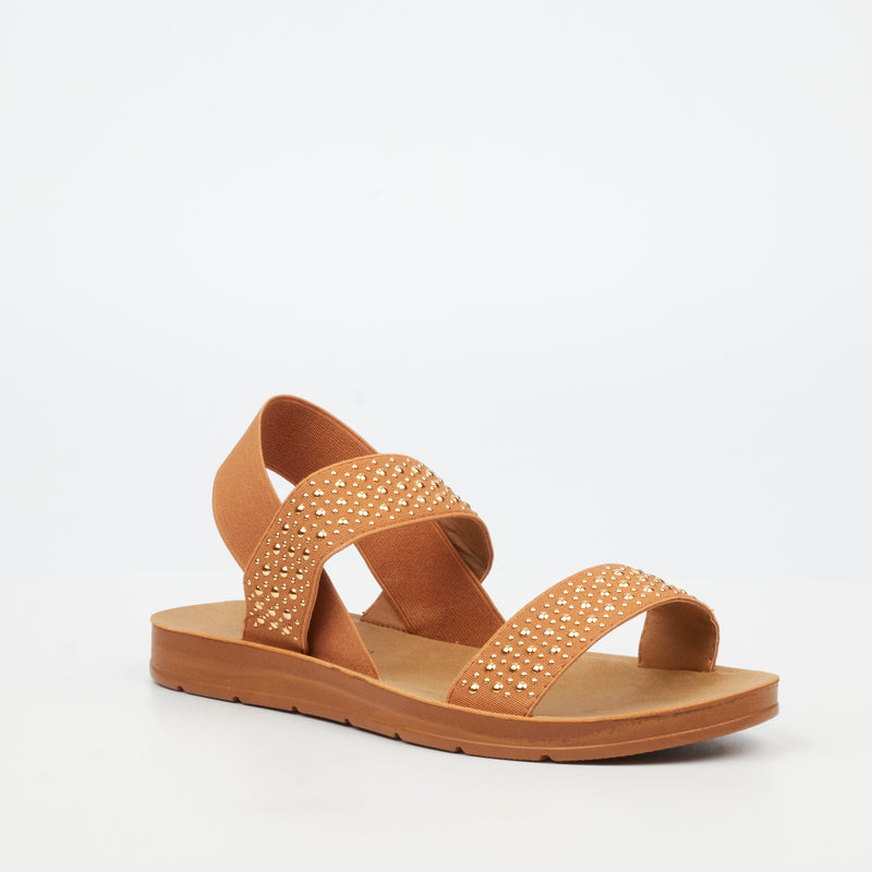 Butterfly Feet Zina 23 Sandal - Tan footwear Butterfly Feet