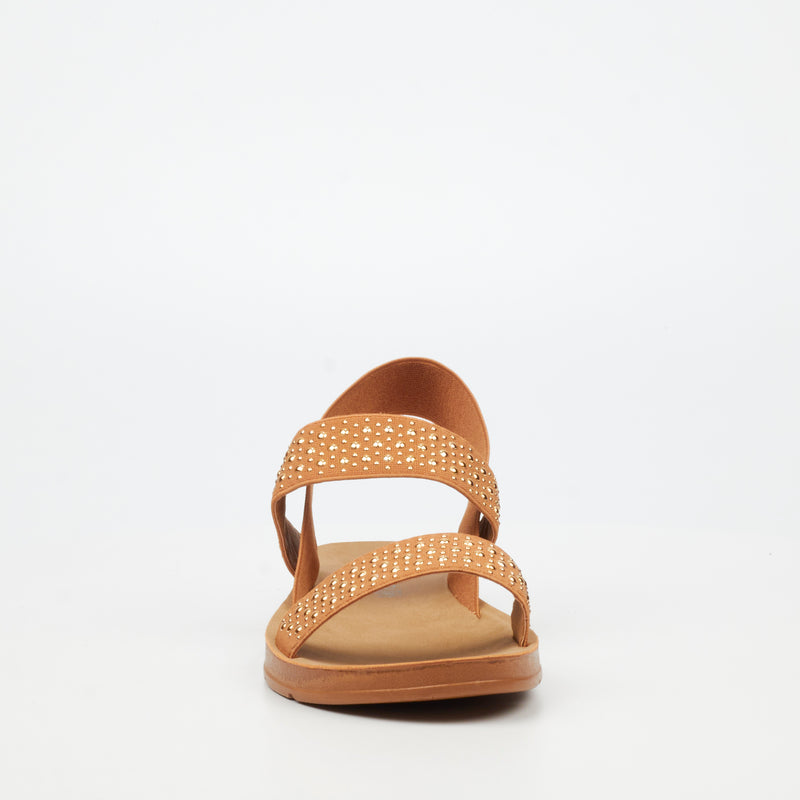 Butterfly Feet Zina 23 Sandal - Tan footwear Butterfly Feet