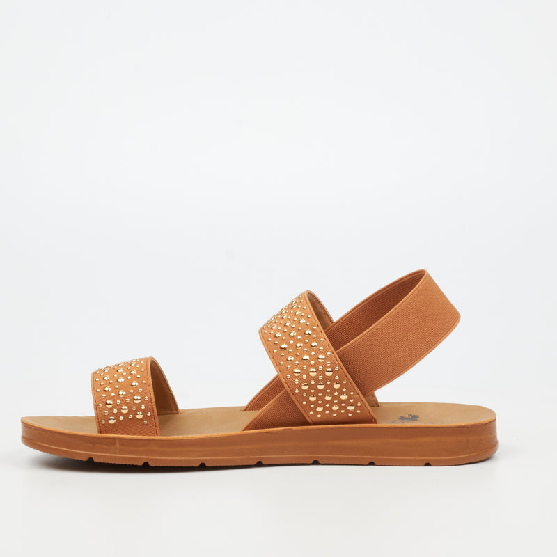 Butterfly Feet Zina 23 Sandal - Tan footwear Butterfly Feet